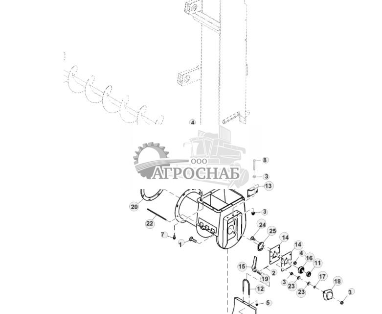Кожух элеватора чистого зерна - ST818020 748.jpg